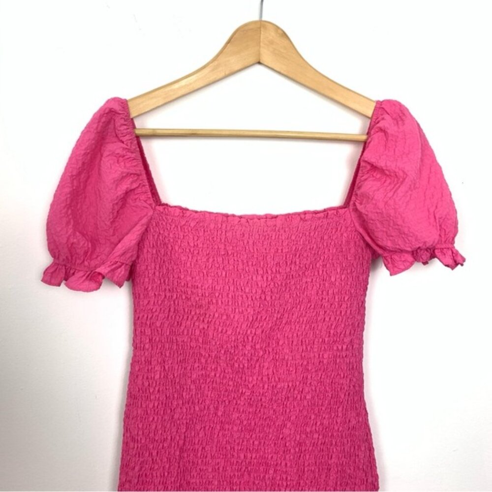 **NOT FOR SALE** Zara Pink Smocked Mini Dress - Picture 7 of 9